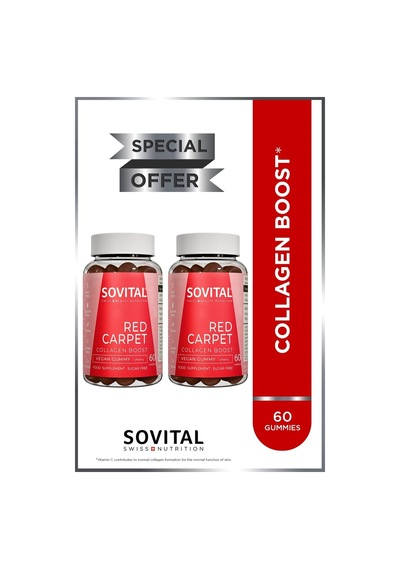 Sovital Red Carpet Yaşlanma Karşıtı Kolajen Güçlendirici X 2 Adet