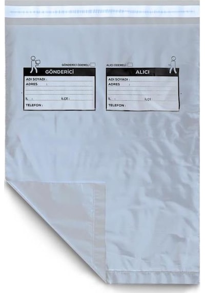 Cepsiz Gri Poşeti 17X25+4 Cm - 250 Adet