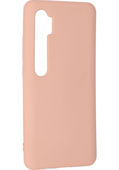 Cosmotex Newface Xiaomi Mi Note 10 Lite Kılıf Nano İçi Kadife Silikon - Pudra