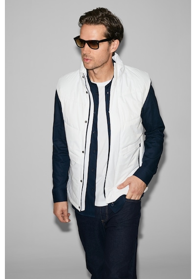 U.S. Polo Assn. U.s. Polo Assn. Erkek Beyaz Yelek Dokuma 50318825-vr013