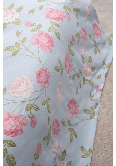 Cotton Collection Kışlık Pazen Tek Kişilik Nevresim Seti Rose Renkli
