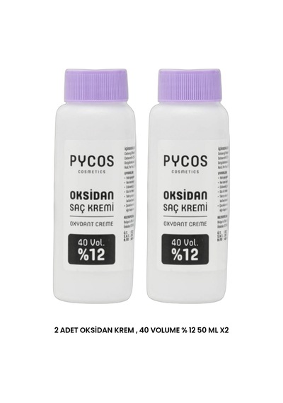 2 Adet Oksidan Krem , 40 Volume % 12 50 Ml X2