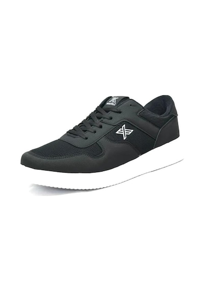 Luttoon 4027-24 Trend Fashion Sneakers Kadın Ayakkabı Siyah Beyaz Siyah