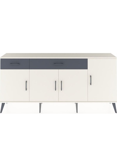 Arges Konsol 5 Raflı 2 Çekmeceli 4 Kapaklı 176x30x83 Aytaşı-aytaşı/antrasit Aytaşı/antrasit Arges Konsol 5 Raflı 2 Çekmeceli 4 Kapaklı 176x30x83 Aytaşı-aytaşı/antrasit Aytaşı/antrasit