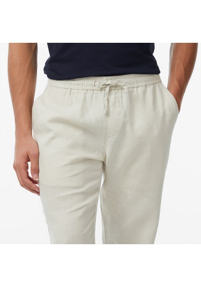 Nautica Erkek Krem Regular Fit Keten Pantolondüzp65215t
