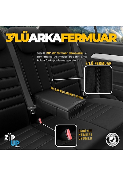 Otom Individual Design Ekstra Destekli Oto Koltuk Kılıfı - 550061876