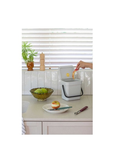 Brabantia Sort&go Lıght Grey Çöp Kutusu 3lt Beyaz
