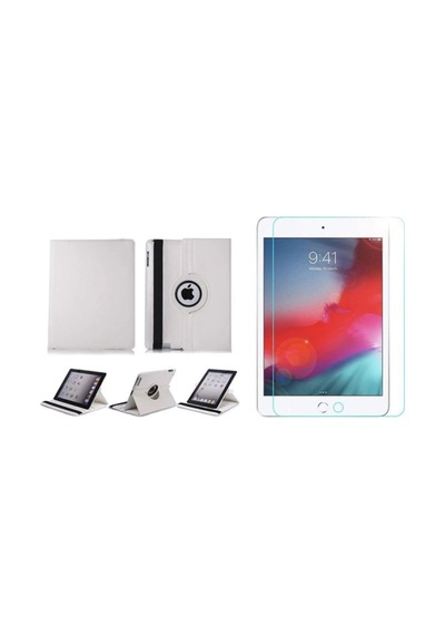 Apple Ipad Mini 4 Kılıf A1538 A1550 360 Uyumlu Dönerli Standlı Kılıf Ekran Koruyucu Kapaklı Kılıf