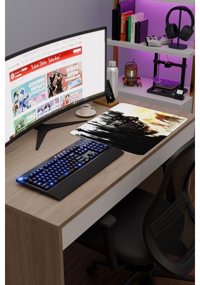 Dying Light Kaymaz Dikişli Kauçuk Oyuncu Mousepad V1 - 48x40 Xl Gaming Mouse Pad Fare Altlığı