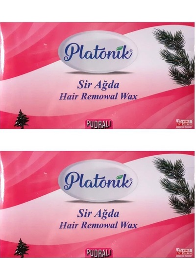 Platonik Pudralı Pembe Kalıp Sir Ağda 400 G x 2