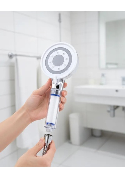 Astraltech Kireç Filtreli Duş Başlığı 1/2" Ölçü Çok Renkli