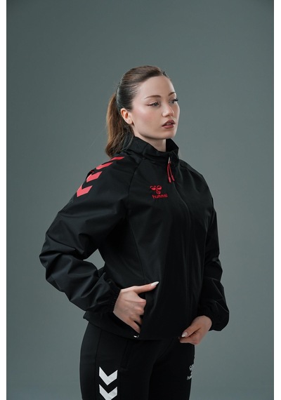 Hummel Line Yağmurluk Siyah-kırmızı