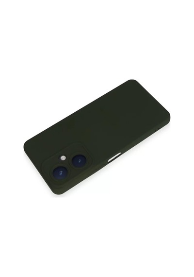 Newface Vivo Y27 Kılıf Nano İçi Kadife Silikon - Koyu Yeşil Tablet Kılıfı