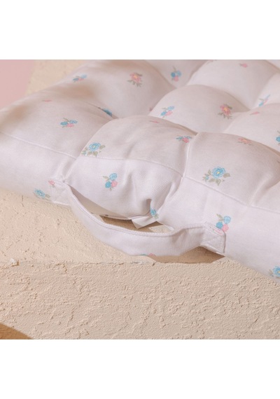 Soft Lora Sandalye Minderi - Ekru - 40x40 Cm Renkli