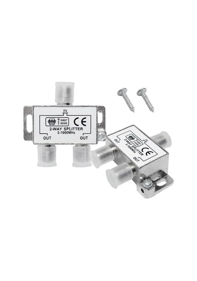 3C 2 Li Uydu Splitter Kablo Tv Rg6 Anten Çoklayıcı Dağıtıcı