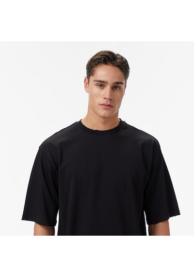 United4 Unıted4 Erkek Siyah T-shirt Ft-mto SIYAH
