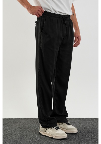 Redline Fate Erkek Baggy Rahat Pantolon Siyah