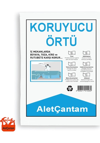 Aletçantam Koruyucu Hışır Örtü Boya Naylonu 32 M2 (4 Mt x 8 Mt)