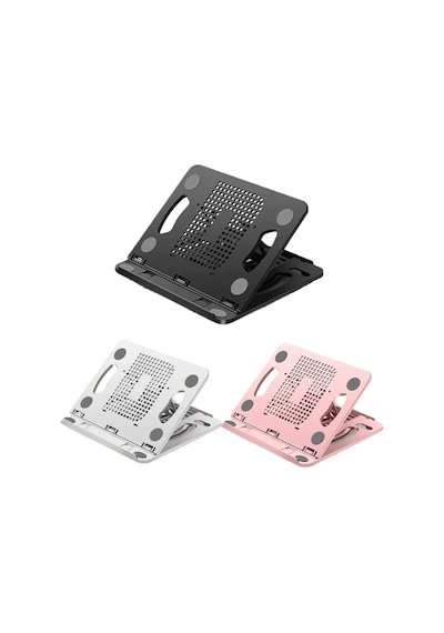 Microcase AL3481 10-12 inch Microcase 360 Dönerli Kademeli Masaüstü Stand Siyah