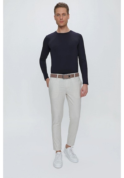 Efor P 1111 Slim Fit Gri Spor Pantolon Gri