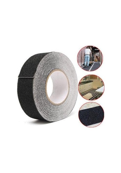 Merdiven Kaydırmaz Bant Suya Dayanıklı Siyah 50mm X 5 Metre
