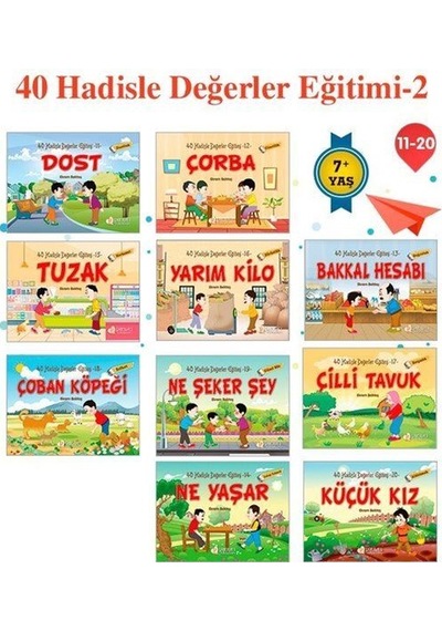 40 Hadisle Değerler Eğitimi 2 (10 Kitap) / Ekrem Bektaş