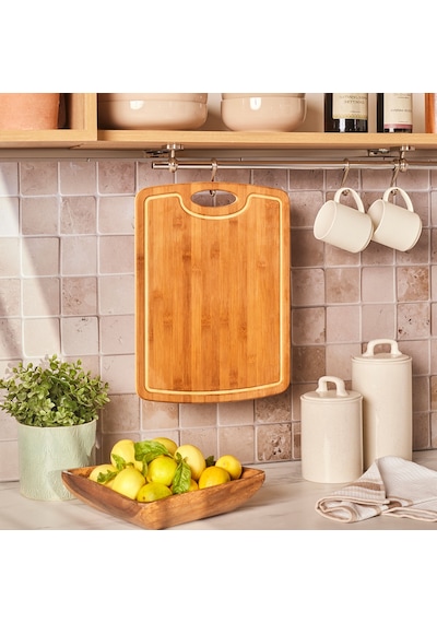Karaca Bambu Lucy Kesme Tahtası 40x30 Cm Kahverengi