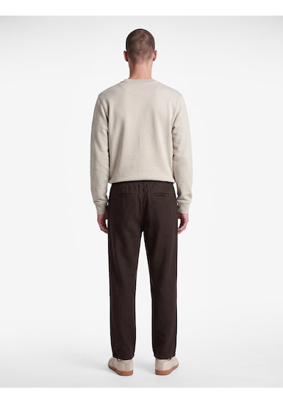 Koton Regular Fit Pamuklu Cepli Beli Bağcıklı Lastikli Pantolon Kahverengi 7wam40050hw Kahve