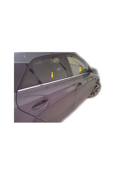 Ebal Otomotiv Hyundai İ20 Krom Cam Çıtası 4 prç. 2014 Ve Üzeri P.ÇELİK