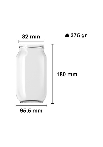 Afracam 1000 Ml Konserve Kavanoz Metal Kapaklı Şeffaf Cam 1000 Cc Paşabahçe 2 Adet Siyah Kapak Diğer