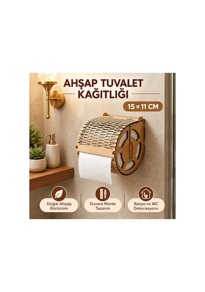Ahşap Tuvalet Kağıtlığı 15x11 Cm Dekoratif Duvara Monte Tuvalet Kağıtlık Banyo Aksesuarı Doğal Ahşap Tasarımlı Kahverengi Kahverengi Ahşap Tuvalet Kağıtlığı 15x11 Cm Dekoratif Duvara Monte Tuvalet Kağıtlık Banyo Aksesuarı Doğal Ahşap Tasarımlı Kahverengi Kahverengi