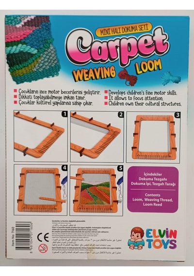 Carpet Ahşap Halı Dokuma Seti