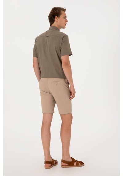 U.s. Polo Assn. Erkek Şort 2108138 Bej