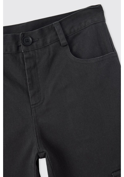 Panço Erkek Çocuk Düğmeli Antrasit Pantolon 2621bk04006 Gri