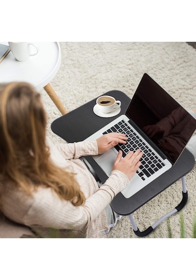 Konfeksiyon-Market Portatif Katlanabilir Yatak Koltuk Üstü Laptop Bilgisayar Sehpası