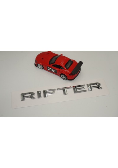 Peugeot Rifter Yeni Nesil Krom ABS 3M 3D Bagaj Yazı Logo