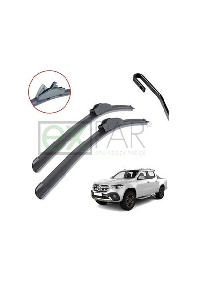 Mercedes Benz X Serisi Ön Cam Silecek Süpürgesi Takımı 2017 - 2020 Mercedes X Ön Silecek Sağ Sol