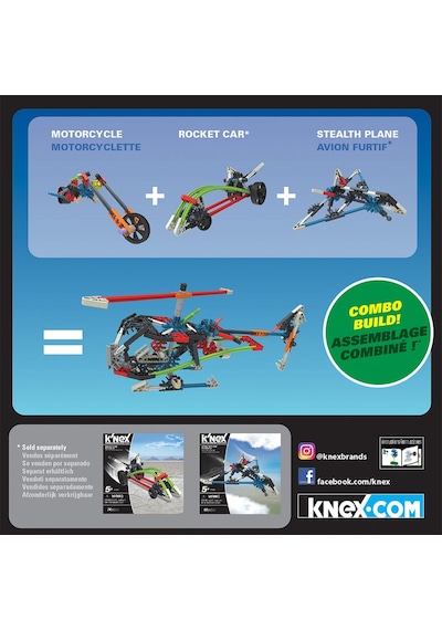 K'Nex Imagine Motorcycle Tasarım Seti