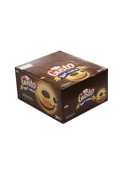 Gusto Tart Kek Çikolata Soslu 45 Gr. 24 Adet (1 Kutu)