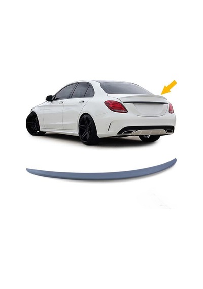 MERCEDES W205 C-CLASS 2015-2019 PLASTİK BOYASIZ SPOİLER-SPOYLER