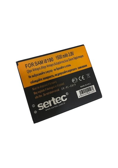 Sertec - Samsung Galaxy S3 Mını İ8190 Uyumlu Batarya
