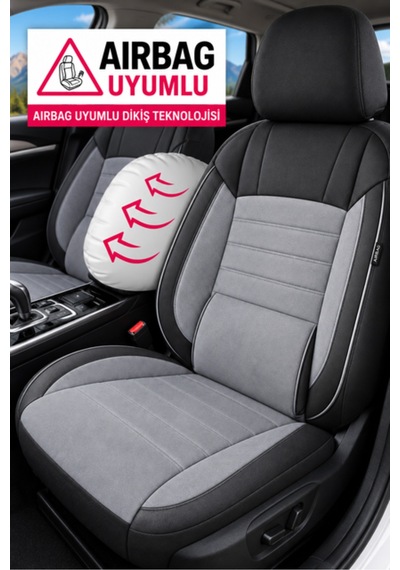 Hyundai Bayon Uyumlu Velar Serisi Keten Oto Koltuk Kılıfı Ortopedik Tam Set