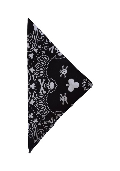 Bandana Siyah Korsan Kahverengi