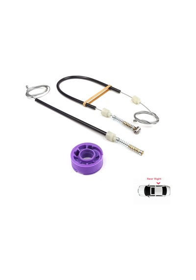 Arka Sağ Cam Kriko Set Vw Phaeton 3d Mk1 2002-2016 Kısa Şase İçin Standart
