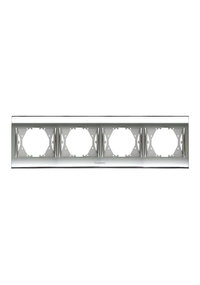 Panasonic Thea Blu Chrome Beyaz Dörtlü Çerçeve Wbtf08045ch Tr