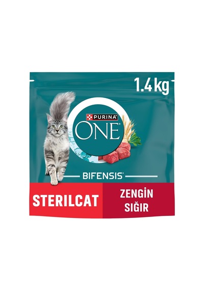 Sterilcat Sığır Etli Kısırlaştırılmış Kuru Kedi Maması 1.4 Kg