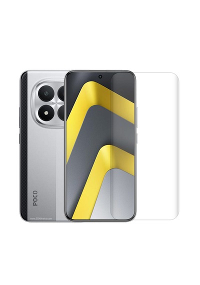 Microcase Xiaomi Poco M8 Pro Curved Tam Kaplayan Kavisli Tempered Cam Ekran Koruyucu - Al3282