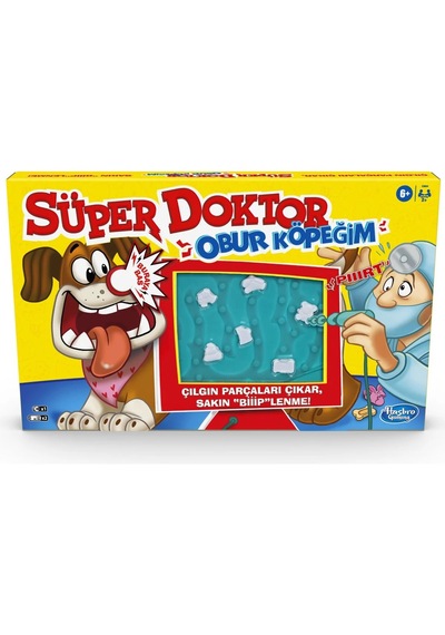 Süper Doktor Obur Köpeğim Eğlenceli Kutu Oyunu +6 Yaş 2 Oyuncu