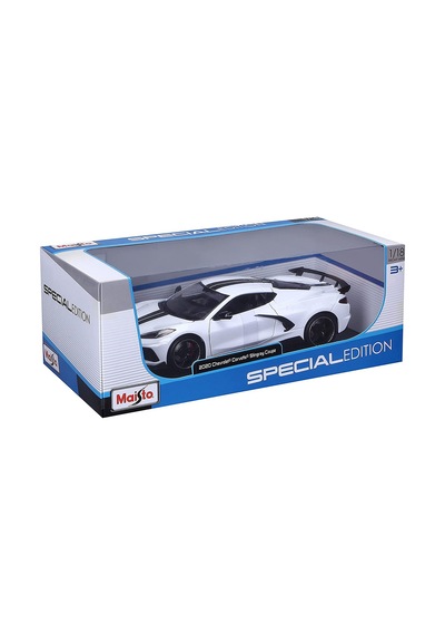 Maisto 1/24 2020 Chevrolet Corvette Stingray Coupe - Beyaz