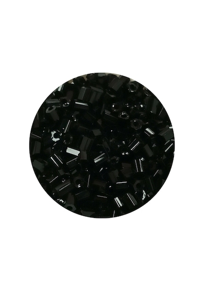 Kesme Cam Boncuk 2mm - 60 Gram - Siyah - Bnc360